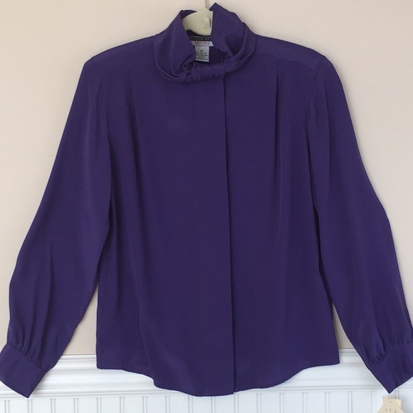 Jennifer Moore Purple Top - Picture 1 of 2